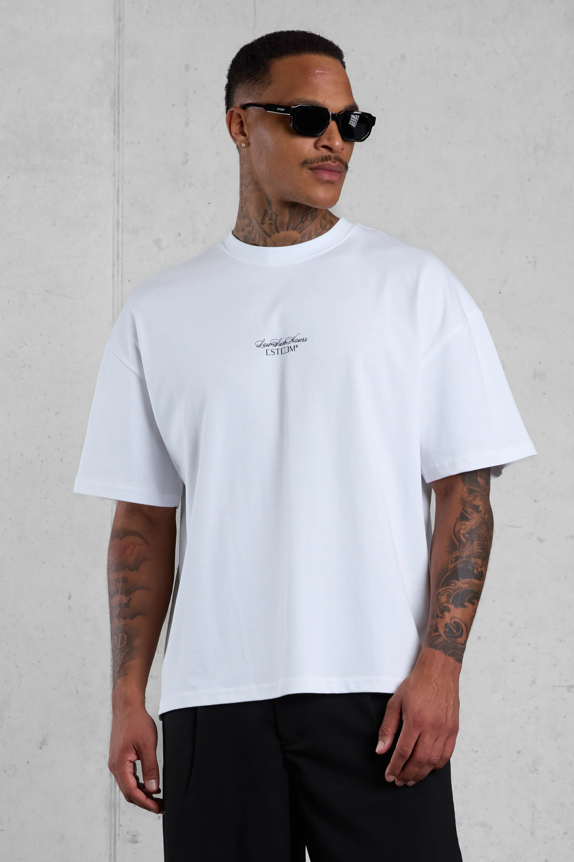 WHITE PALM OVERSIZED TEE 5.0 - Image 4