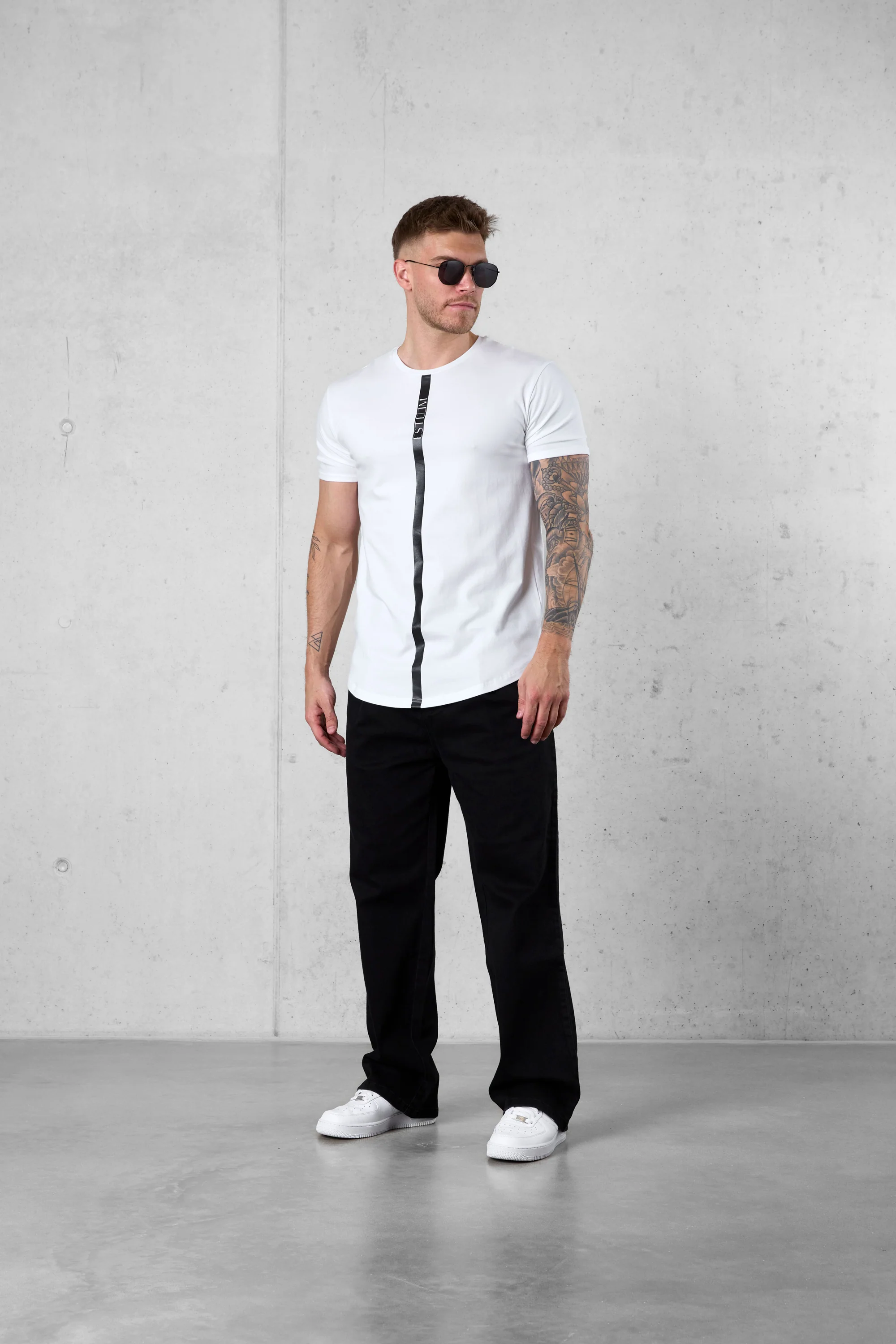 WHITE STRIPE TEE - Image 2