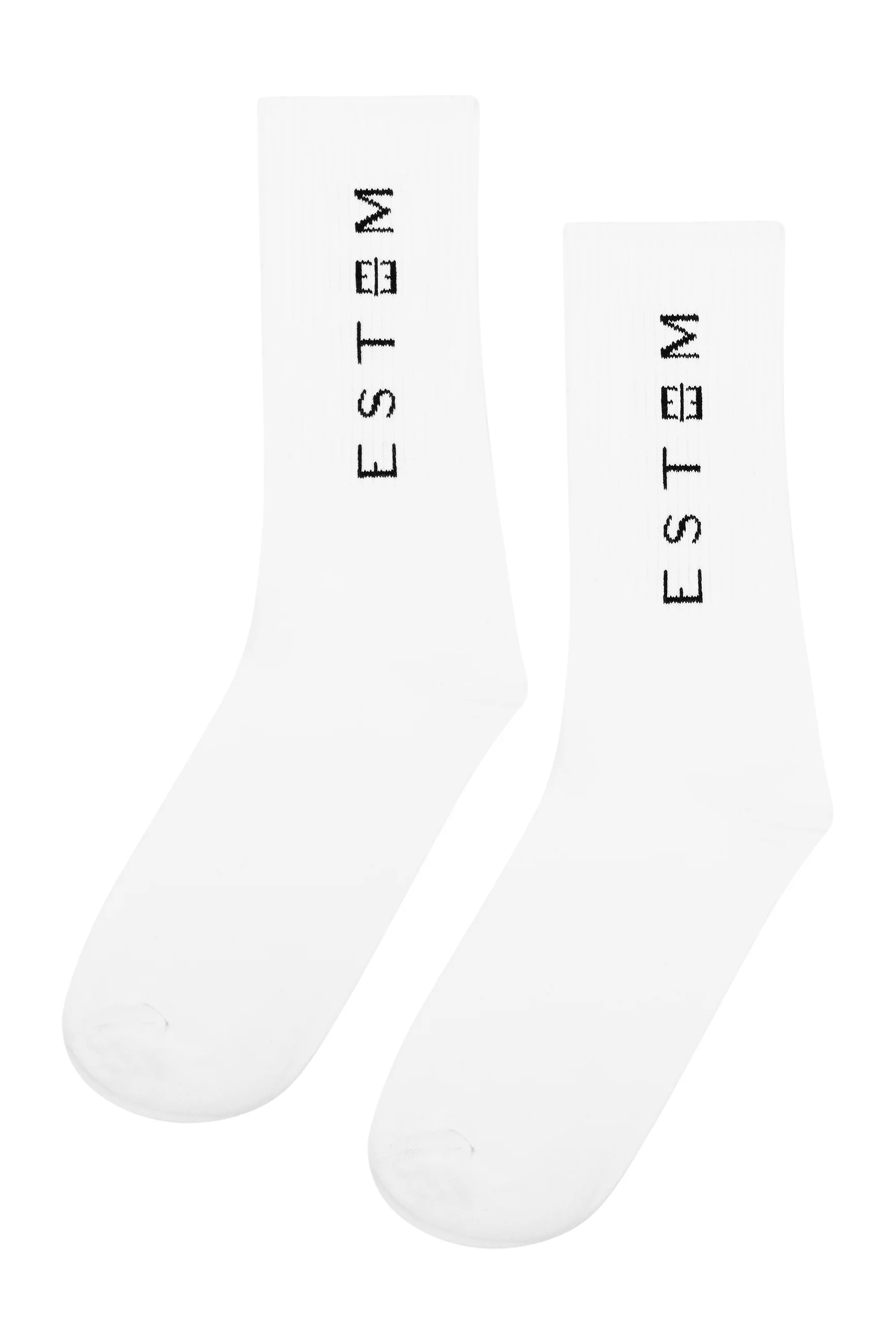 WHITE VERTICAL SOCKS
