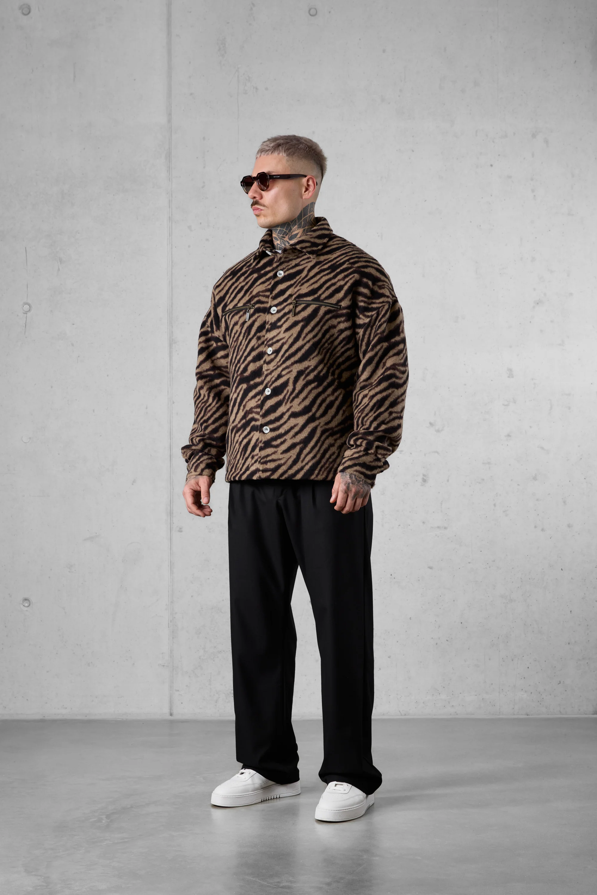 ZEBRA FLANNEL OVERSHIRT - Image 5