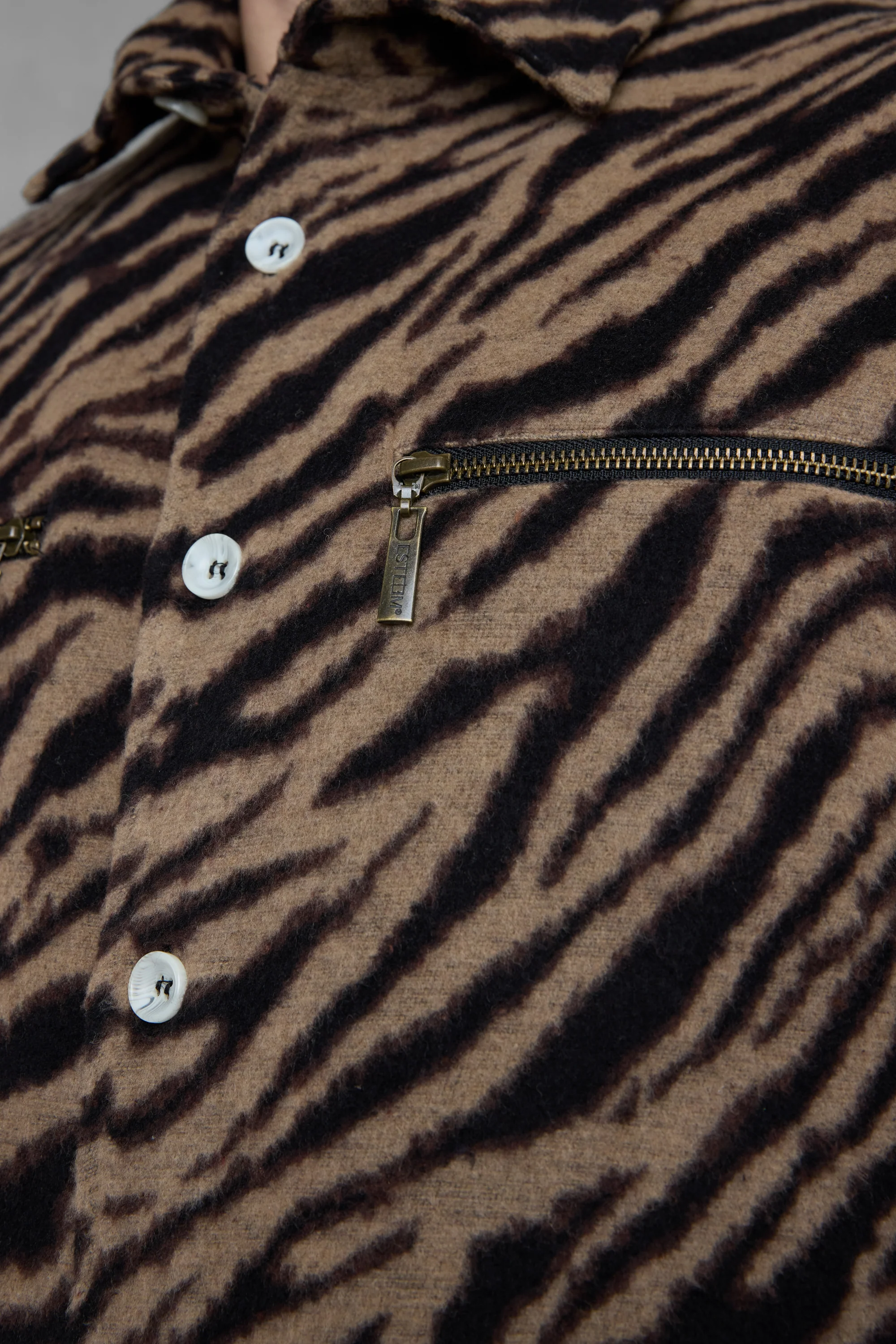 ZEBRA FLANNEL OVERSHIRT - Image 6