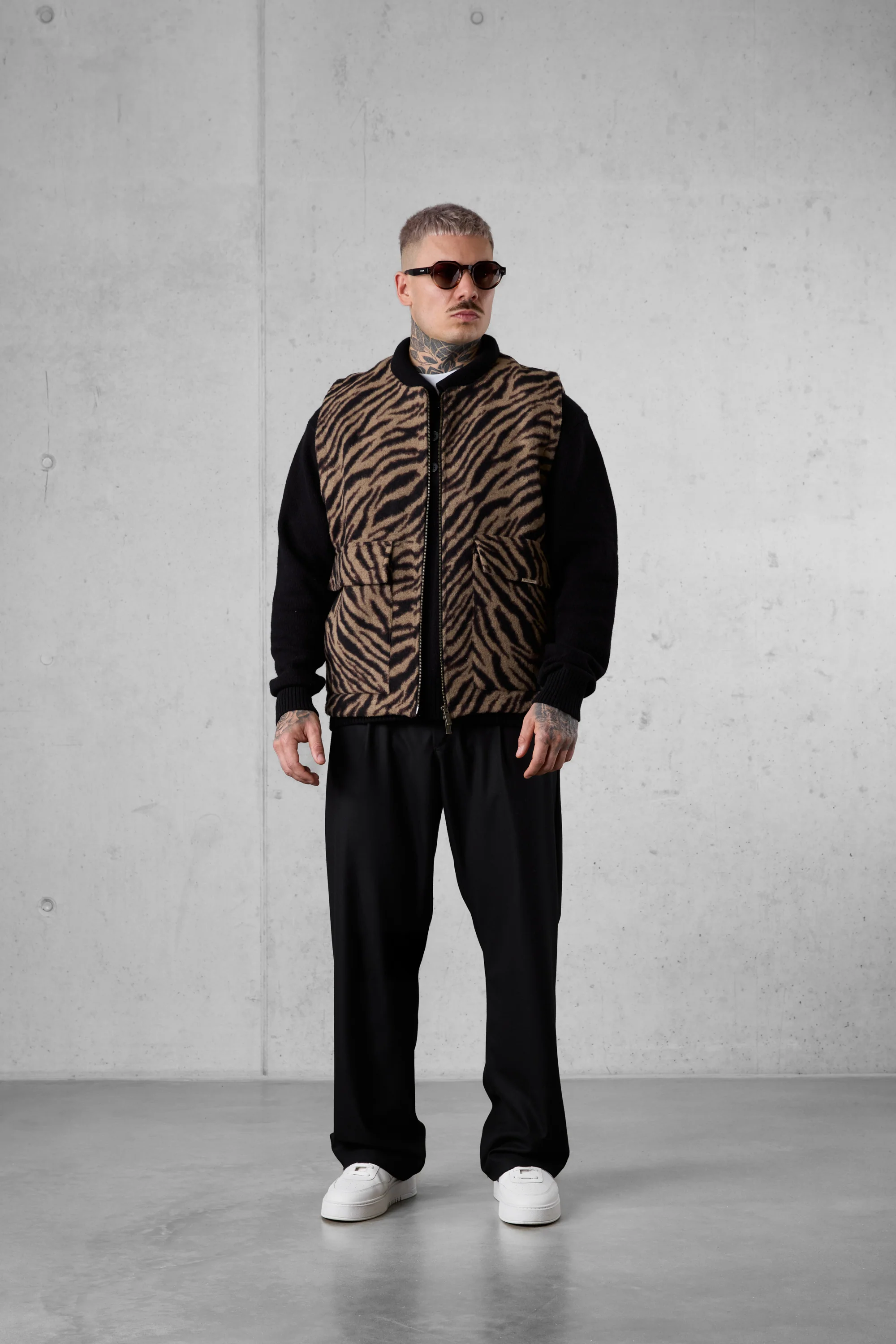 ZEBRA FLANNEL VEST - Image 3